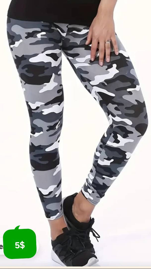 Leggins de camuflaje